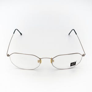 Try vintage eyeglasses, half rim optical frame made in Italy, new old stock