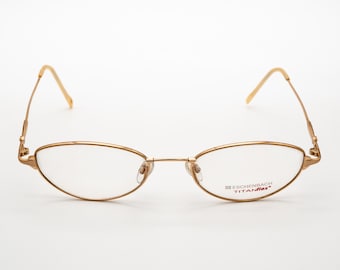 Eschenbach titanflex vintage eyeglasses, oval optical frame, new old stock