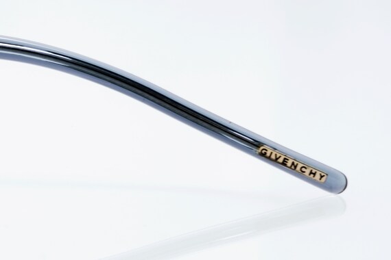 Givenchy vintage rectangular eyeglasses, silver, … - image 6