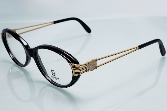 Fendi vintage eyeglasses, oval cat eye optical fr… - image 1