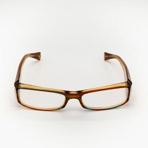 Vintage Alain Mikli-bril, rechthoekig optisch montuur, nieuwe oude voorraad