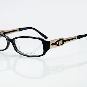 Celine vintage eyeglasses, rectangular optical frame, new old stock