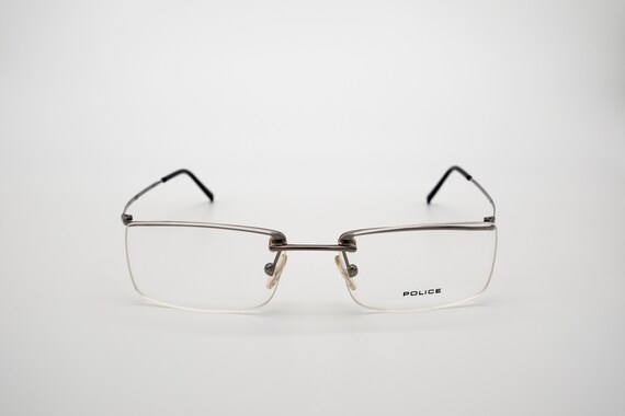 Police rimless glasses sale