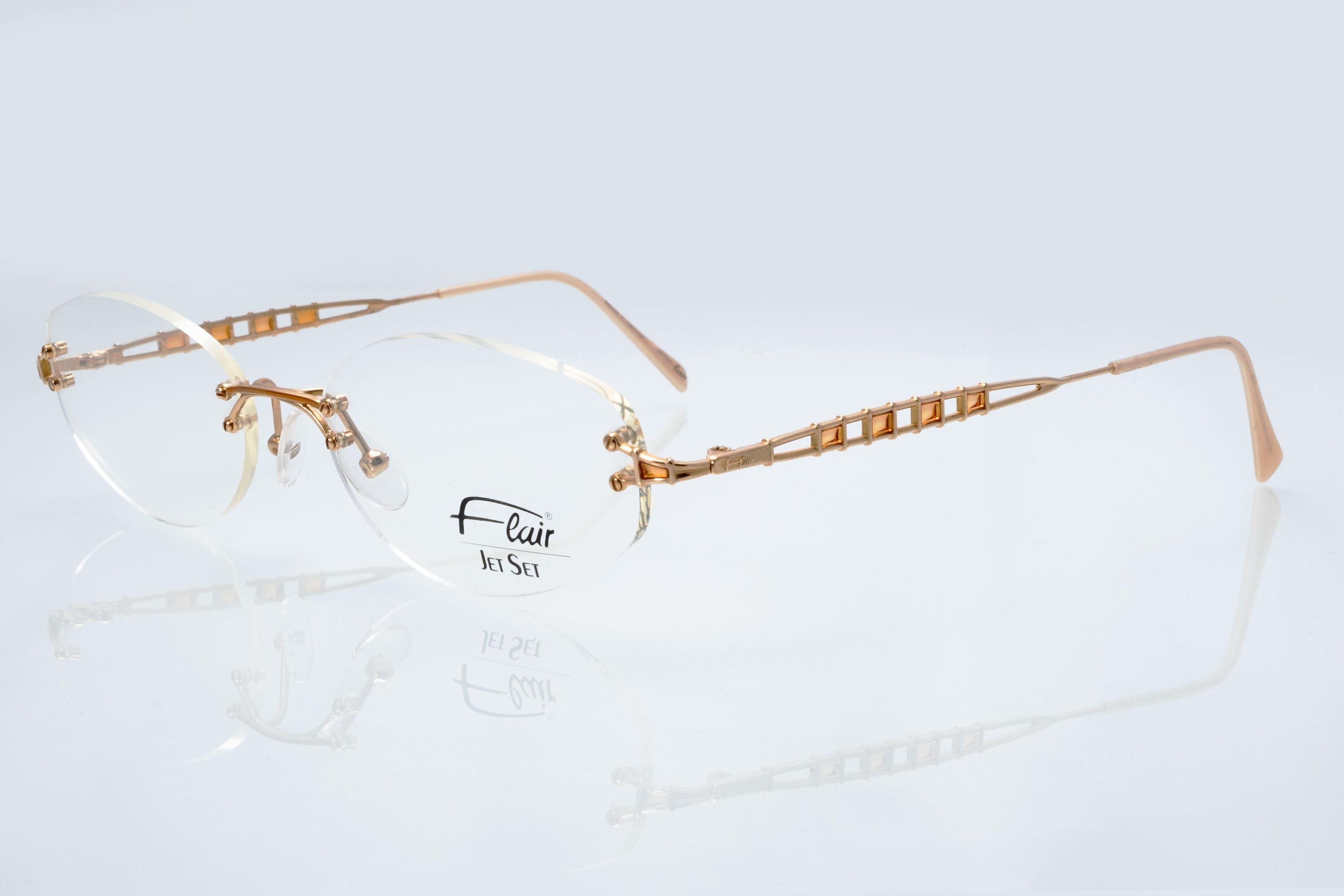 Flair top ten ヴィンテージ 眼鏡 フレーム ツーポイント リムレス Flair top ten ヴィンテージ 眼鏡 フレーム ツーポイント リムレス
