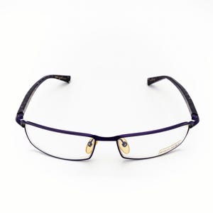 Alain Mikli vintage eyeglasses, rectangular optical frame handmade in France, new old stock