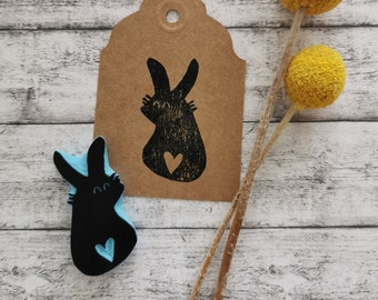 Frecher Osterhase Stempel