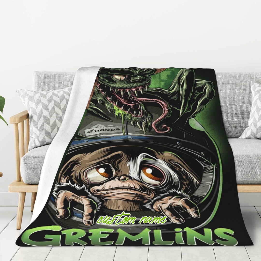 Gremlins Custom Name Blanket Printed Soft Flannel Fleece Warm Etsy