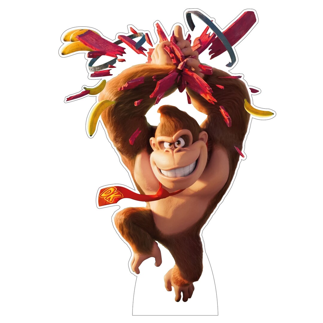 Donkey Kong super Mario Cardboard Cutout 170cm X 121cm Etsy