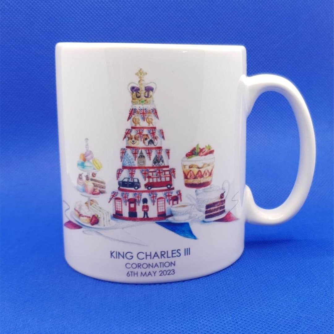 Commemorative Mug, 10oz Ceramic Mug, King Charles III, Coronation Day