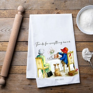 Queen Elizabeth II Commemorative Tea Towel | Queen | Tea Towel | Christmas Gift