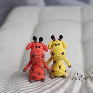 Pattern Amigurumi Giraffe, amigurumi pdf animal crochet tutorial, giraffe crochet toy pattern, toy keychain crochet