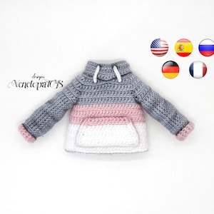 Crochet Doll Clothes Pattern / Amigurumi Clothes Pattern / Pdf Clothes Pattern / Instant Download