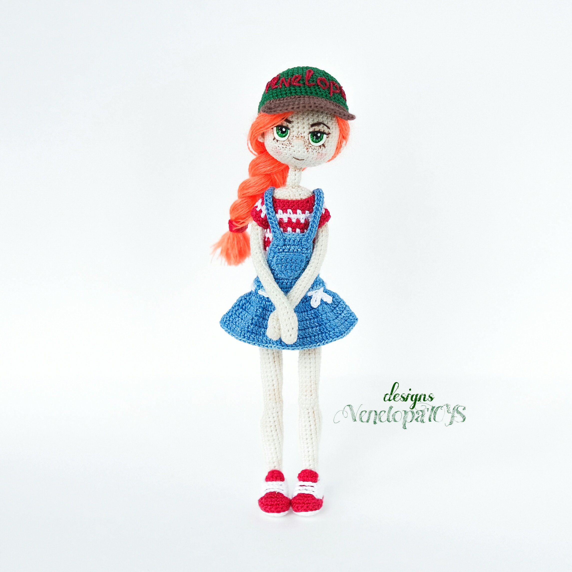 Crochet Baseball Cap Doll Pattern Crochet Doll Accessories Etsy