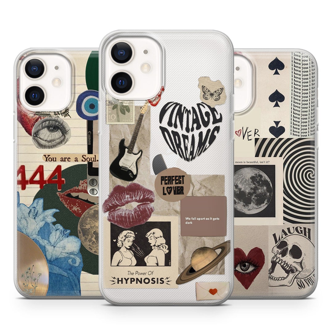 Mood Board Phone Case Grunge Collage Cover for iPhone 14 13 12 Etsy