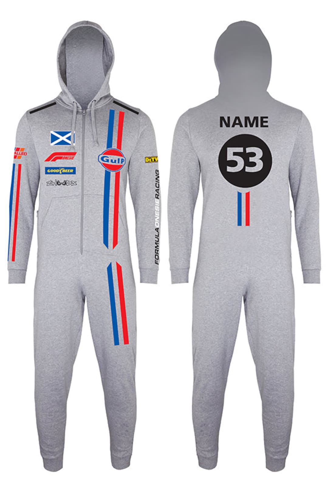Formula Onesie Retro Gulp Race Suit Replica Total Etsy
