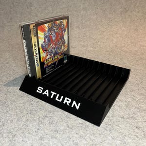 Soporte para 10 juegos japoneses Sega Saturn - ¡Texto personalizado, cualquier color!