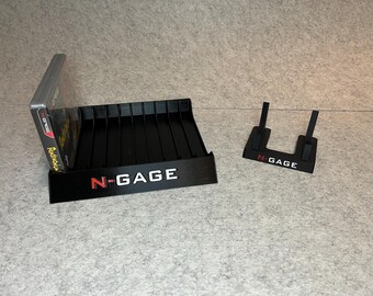 Stands set - holder for 10 games Nokia N-Gage and console stand