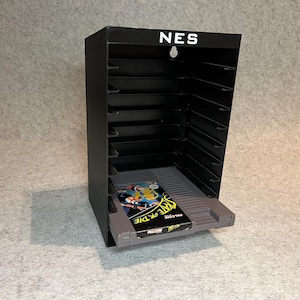 Wall stand holder for 10 games cartridges Nintendo NES