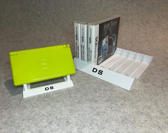 Set de soportes - Soporte para 8 juegos Nintendo DS y soporte para consola portátil DS