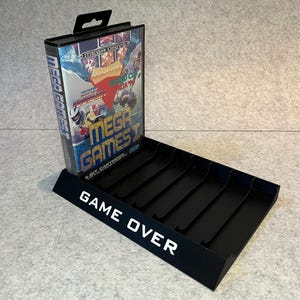 Stand holder for 8 games cartridges Sega Genesis (Megadrive), MasterSystem