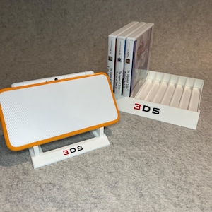 Stands set - holder for 10 games Nintendo 3DS and stand for 3DS