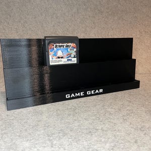 Display stand for 12 Sega GameGear games - many colors available!