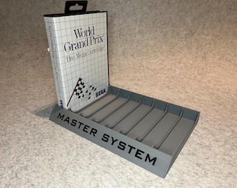 Stojak na 8 gier Sega Master System - własny tekst, dowolny kolor!