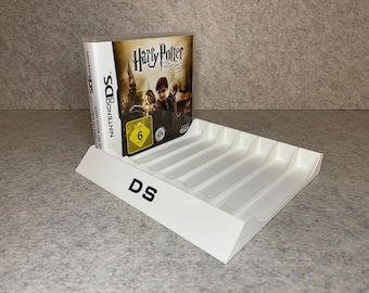 Soporte para 8 juegos Nintendo DS - ¡texto personalizado, cualquier color!
