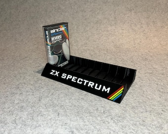 Ständer Halter für 10 Spiele Kassetten Sinclair ZX Spectrum
