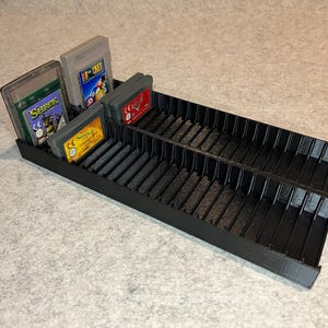 ゲームボーイクラシック、カラー、アドバンス用ゲームカートリッジ 50 個用スタンドホルダー