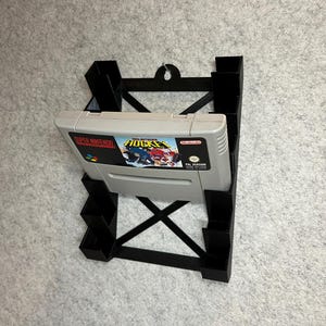 スーパーファミコン SNES ゲームカートリッジ 6 個用壁掛けスタンドホルダー