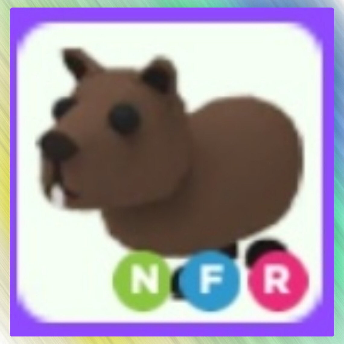 ADOPT ME NFR Capybara Gift W/purchase Etsy