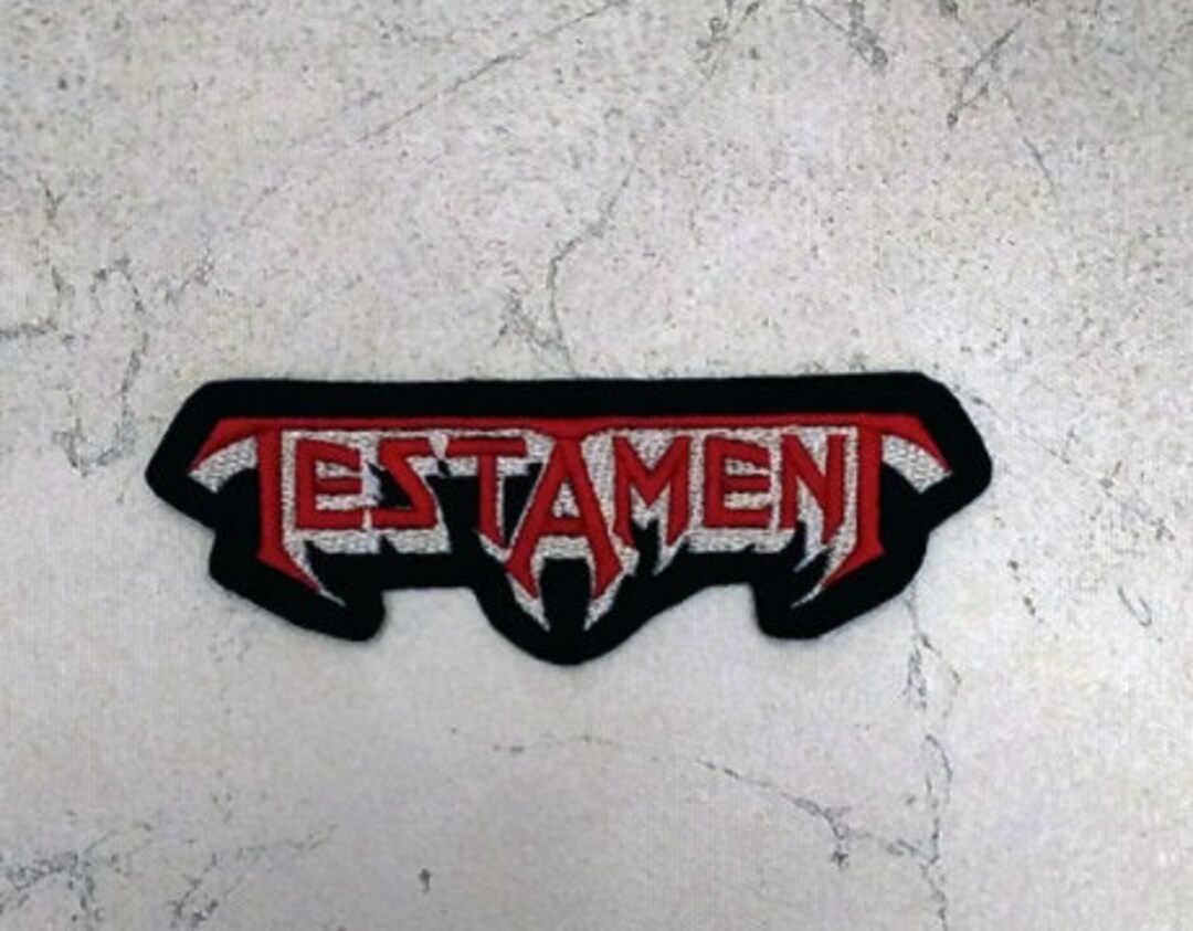 TESTAMENT THRASH METAL Band еmbroidered Patches Rock Punk Etsy