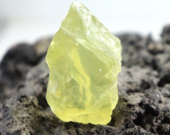 Original Lemon Quartz Rohstein aus Brasilien 167.20Karat Ungeschliffener Kristall, Brasilien Lemon Quartz Rough Chunk Raw Rough Lemon Quarz Rock
