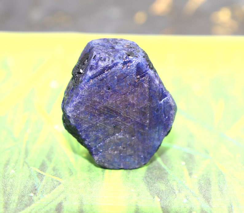 Original Blue Sapphire Raw Rough Stone 205ct Uncut Blue - Etsy