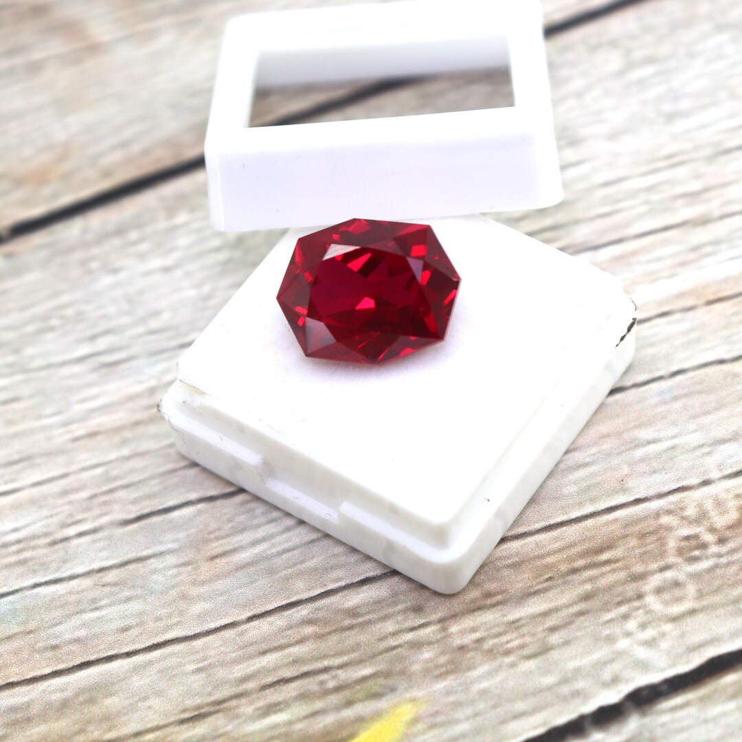 Original Certified Red Ruby From Myanmar 11.90ct Natural Red Ruby ...