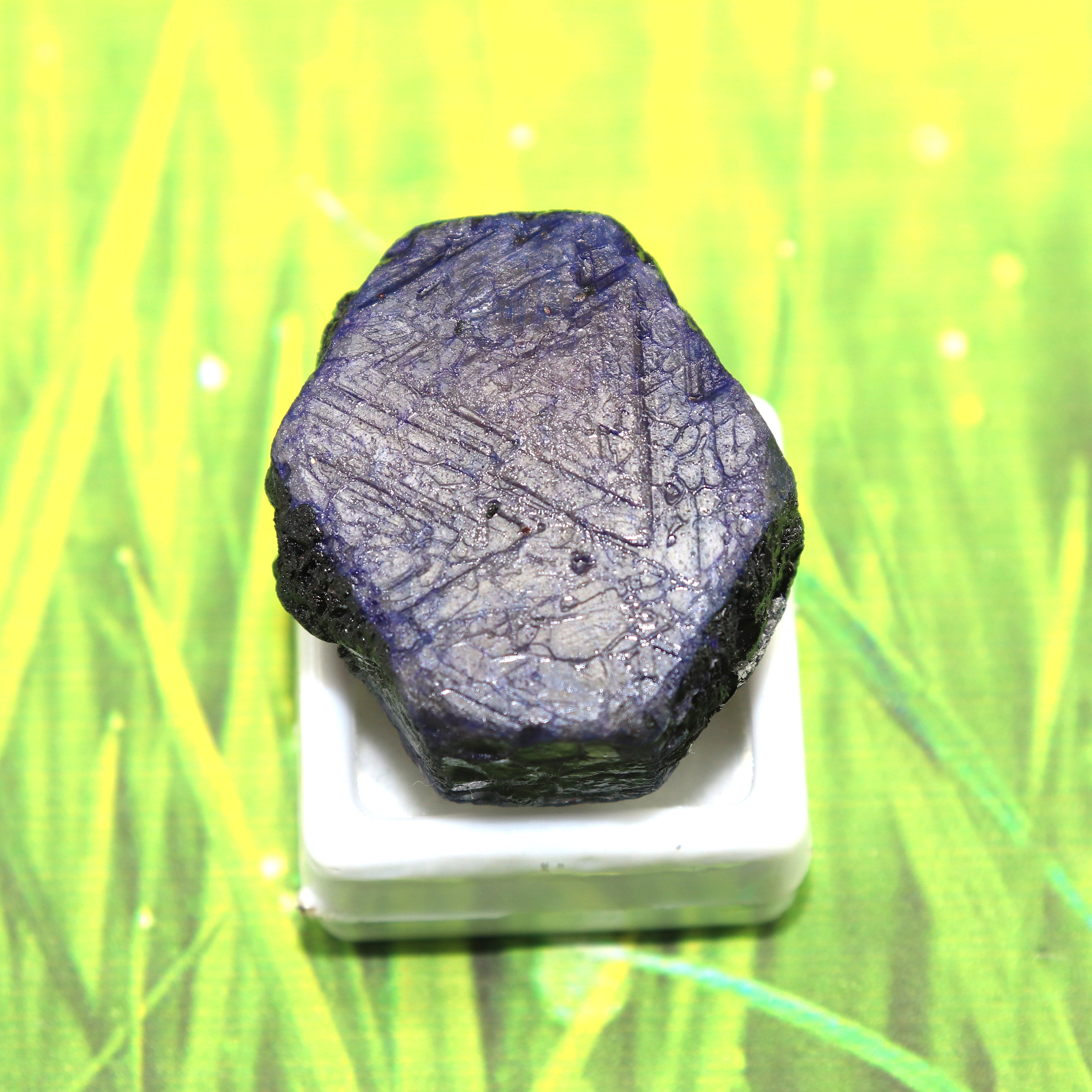 Original Blue Sapphire Raw Rough Stone 446ct Uncut Blue