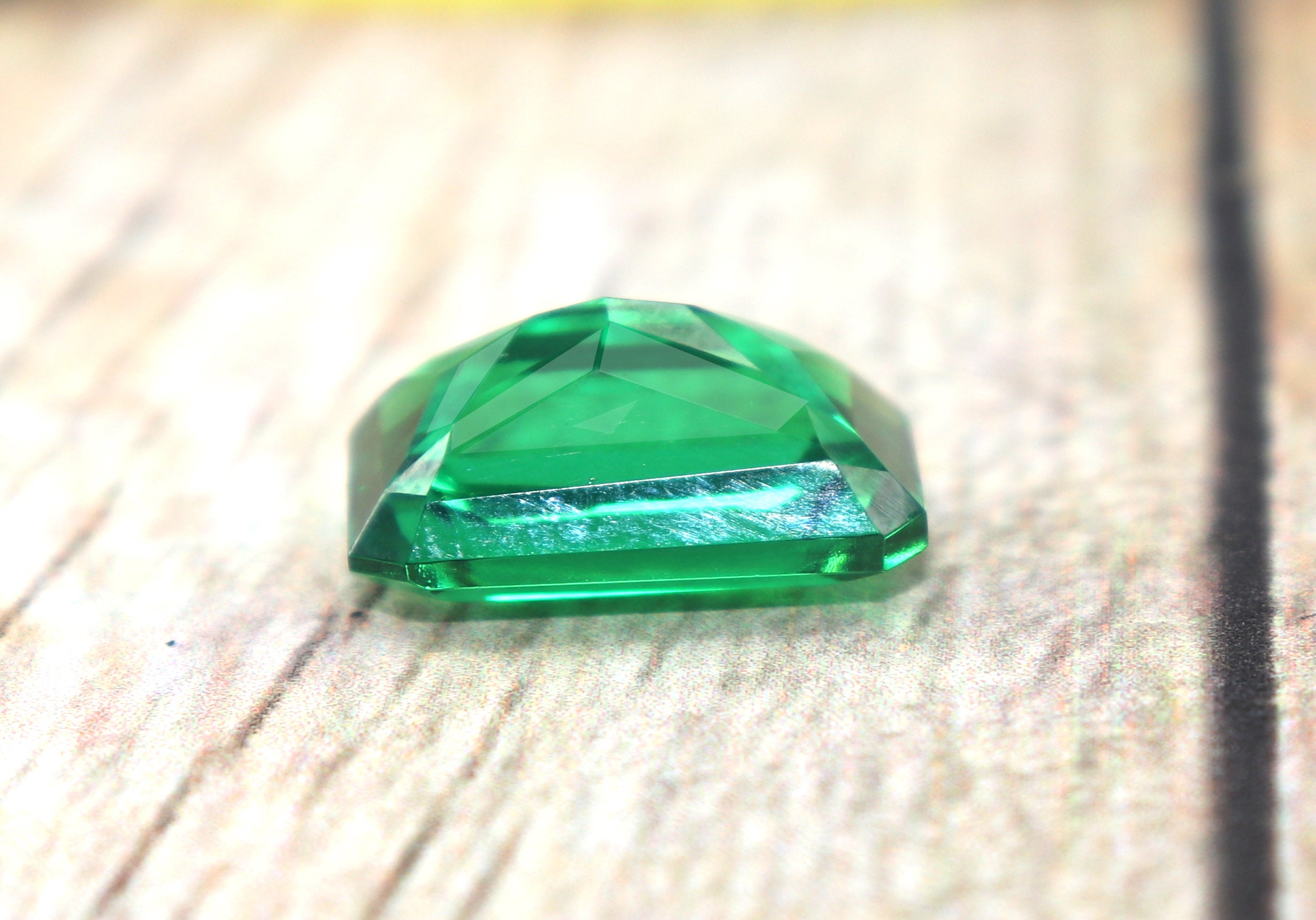 Tsavorite Natural Tsavorite Green Garnet Stone 9.55cts Emerald Cut Green Garnet ...