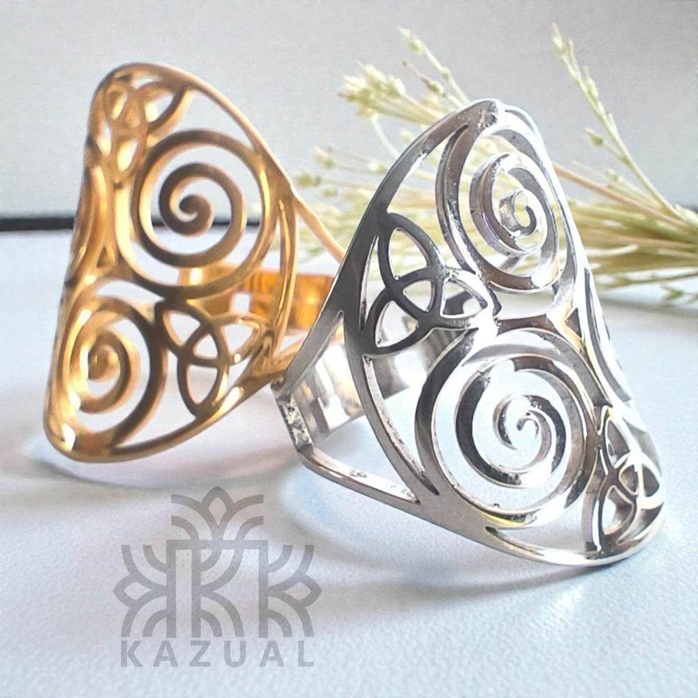 Bague Bretonne En Argent - Taille 60 (environ 19.8mm), Occasion, Style Traditionnel