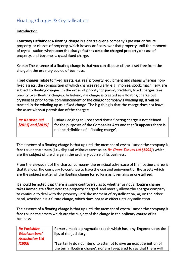 Company Law March 2024 FE1 Revision Booklet with Script image 5