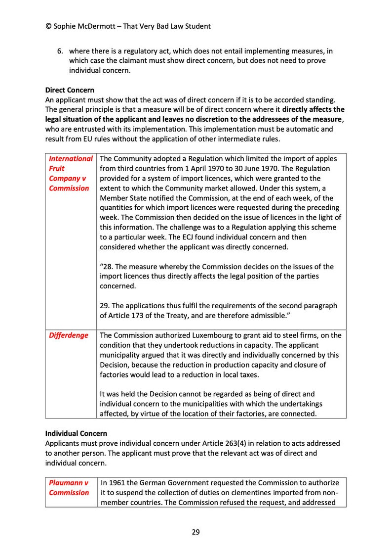 European Union Law March 2024 FE1 Revision Booklet With Script image 6