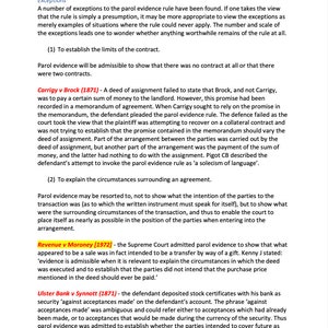 Contract Law March 2024 FE1 Revision Booklet with Script image 5