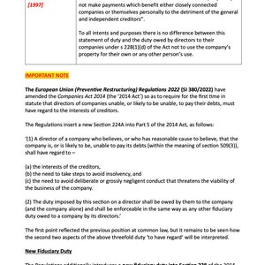 Company Law March 2024 FE1 Revision Booklet with Script image 4