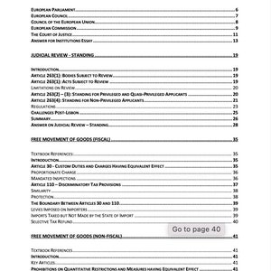 European Union Law March 2024 FE1 Revision Booklet With Script image 2