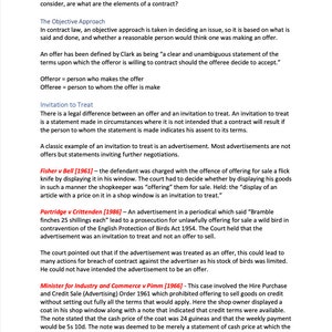 Contract Law March 2024 FE1 Revision Booklet with Script image 3