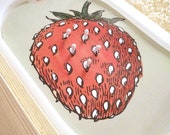Strawberry Flisat Insert, Printable Toddler Activity (PDF)