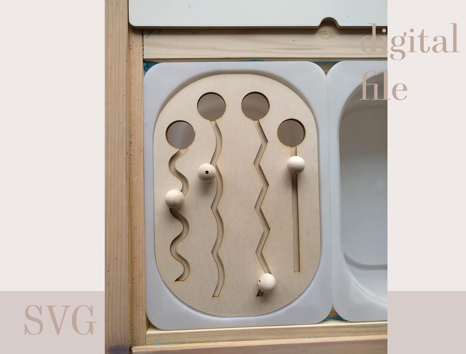 Tracing Board SVG Flisat Insert Digital Download Montessori Etsy