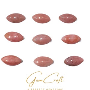 8x16mm Natural Pink Opal Marquise Smooth Cabochon | Opal Cabochon | 5 Pieces