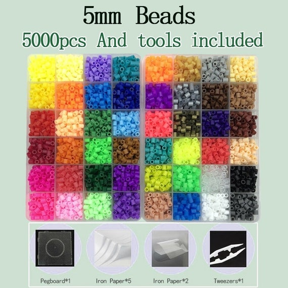 5mm Hama Perler Beads 72 Colors Diy Puzzle Educational Toy