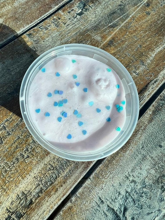 Candy Floss Pink Glossy Slime Butter Slime Thick Scented Etsy Australia